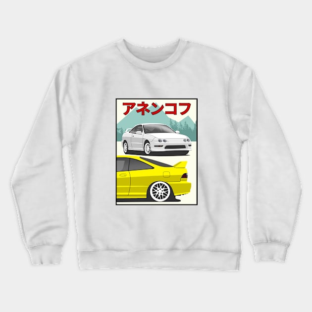 Honda Integra Crewneck Sweatshirt by Rebellion Store